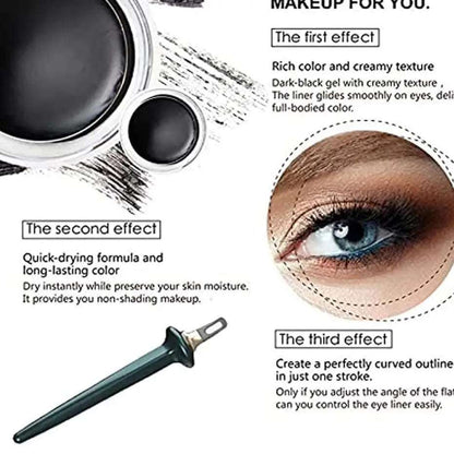 1 Set Eyeliner Guide Tools Easy No-Skip Eyeliner Gel Reusable Silicone Eyeliner Brush Eyeliner for Shaky Hands Eyeliner Makeup