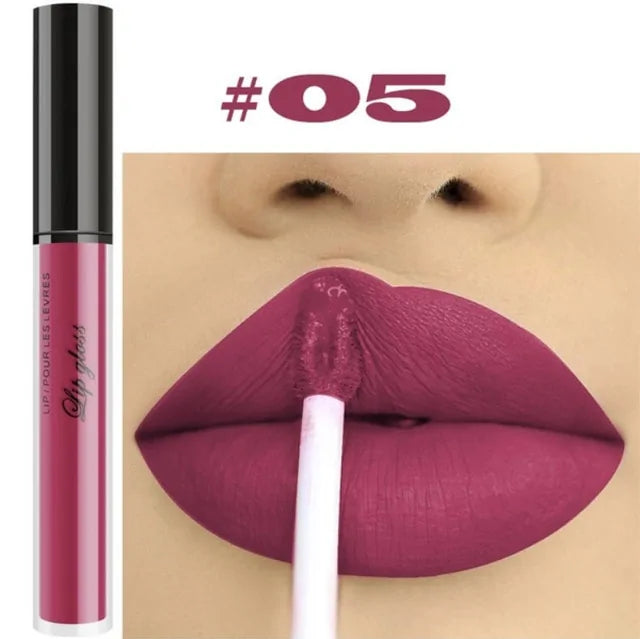 12 Colors Waterproof Matte Liquid Lipstick