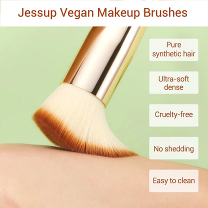 Jessup brushes 20pcs Bamboo Professional Makeup Brushes Set Foundation Powder Detail Eyeliner Eyeshadow Eyebrow Blending