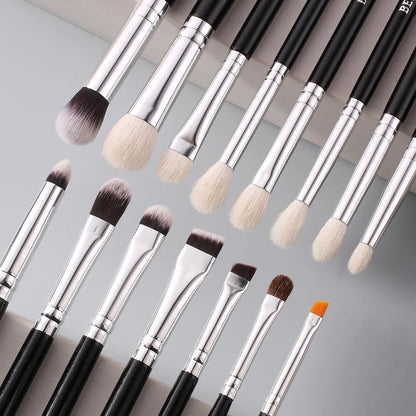 BEILI Black 10-19Pcs Makeup Brushes Natural Synthetic Hair Eyeshadow Blending Eyeliner Makeup Brush Set косметика