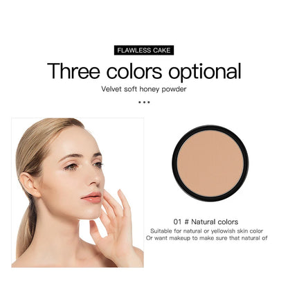 Makeup Compact-Powder Oil-Control Face Cosmetics Powder Matte Setting Pressed Powder Pores Invisible Mate Natural maquillaje