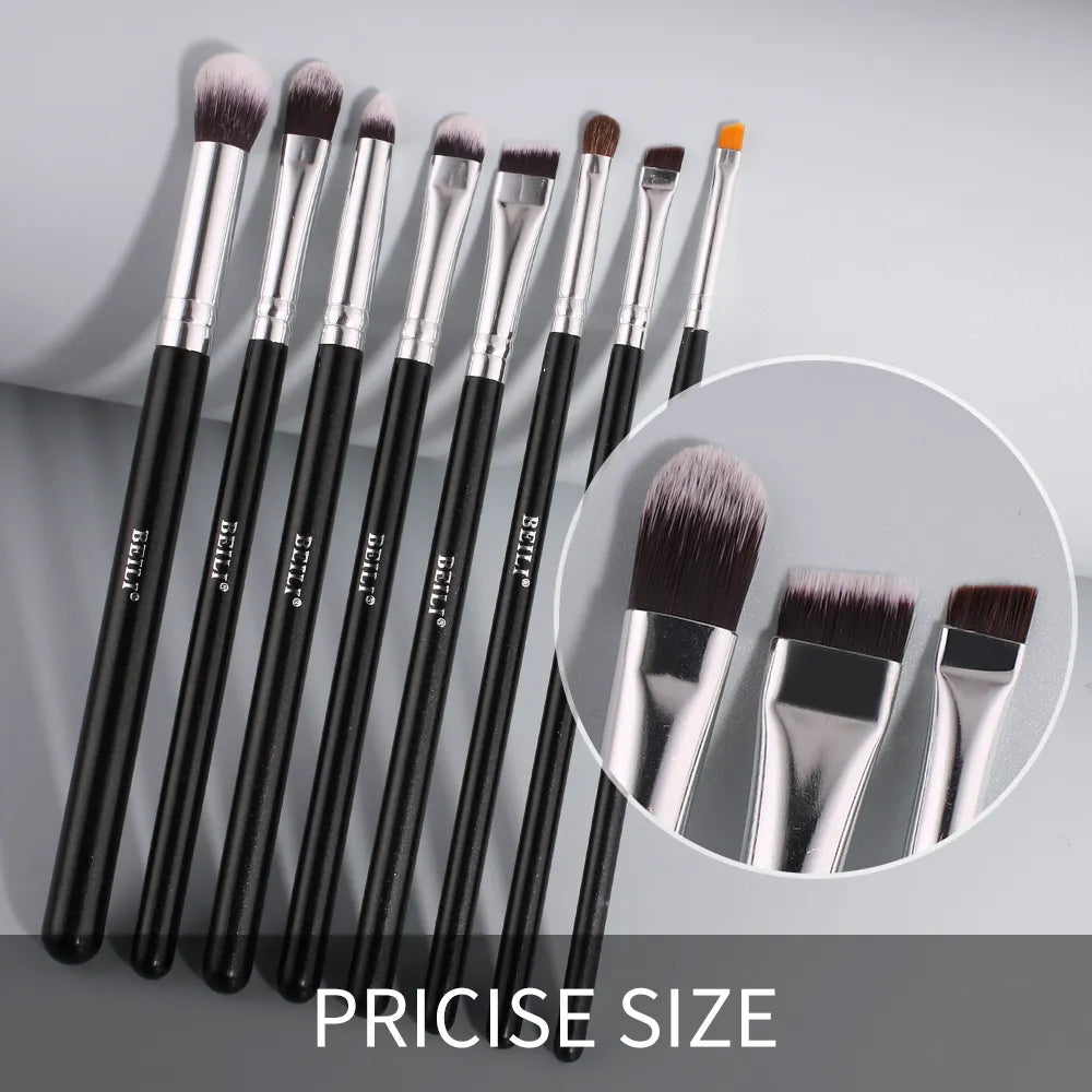 BEILI Black 10-19Pcs Makeup Brushes Natural Synthetic Hair Eyeshadow Blending Eyeliner Makeup Brush Set косметика