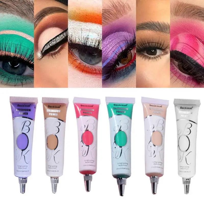 6 Colors Eye Shadow Primer Water Activated Eyeliner Cream Makeup Hold Lasting Waterproof Sweat Eye Primer Eyeshadow Maquiagem