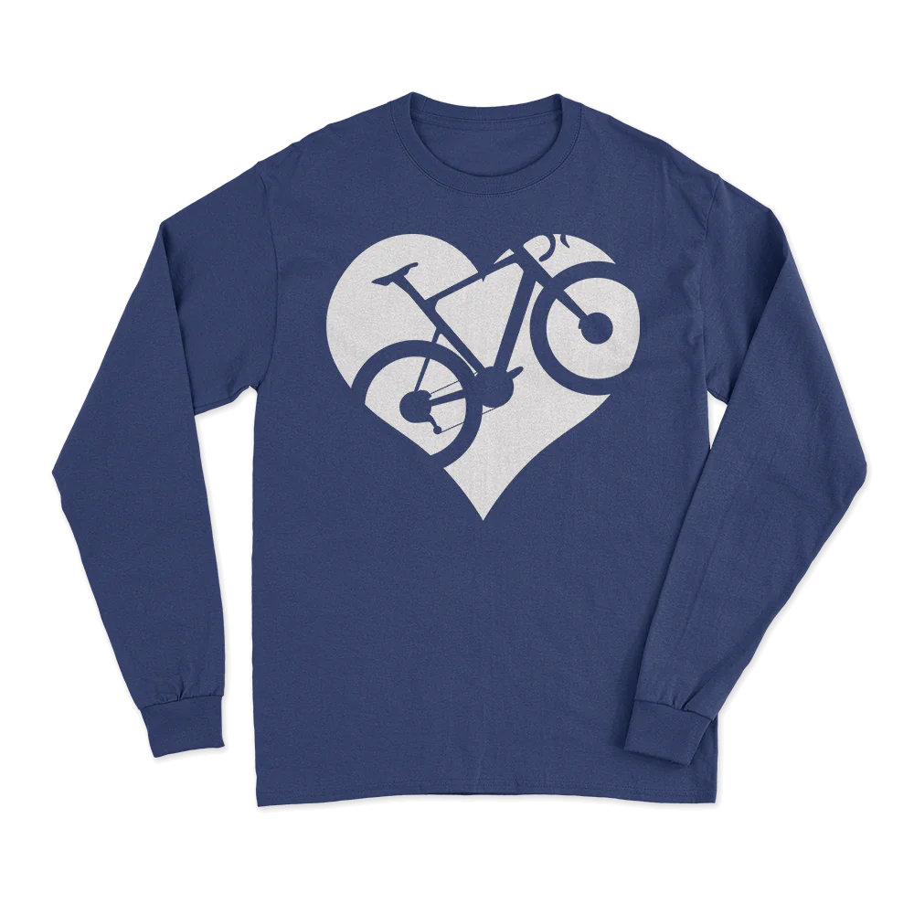 Heart Bike Long Sleeve T-Shirt