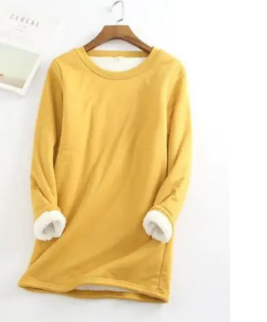 Women's Lamb Velvet Long-Sleeve Bottoming T-Shirt