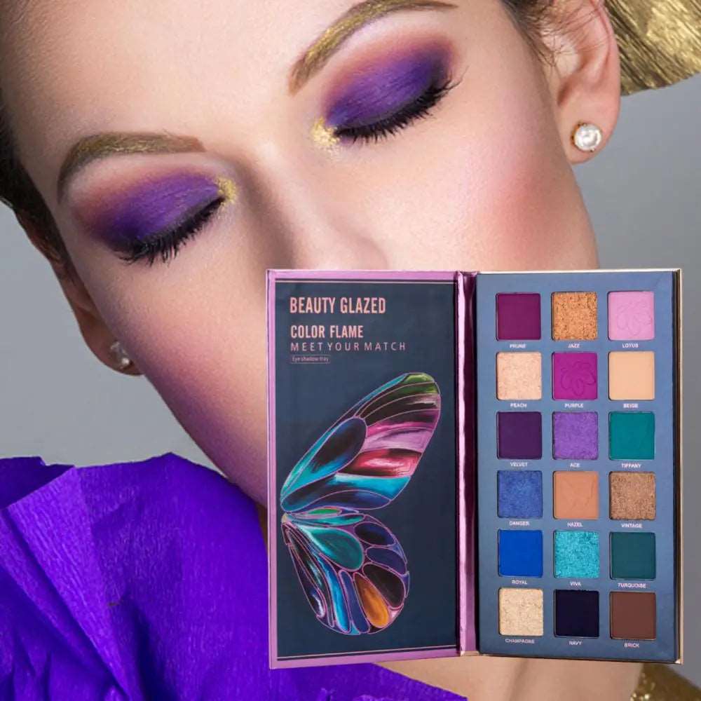18 Colors Natural Matte EyeShadow Palette Neon Makeup Palette Waterproof Palette Eyeshadow Makeup Beauty Make Up Cosmetic