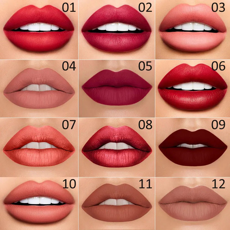 Double Ended Matte Lipstick Long Lasting Wateproof Lipsticks Brand Lip Makeup Cosmetics Dark Red Lips Liner Pencil TSLM1