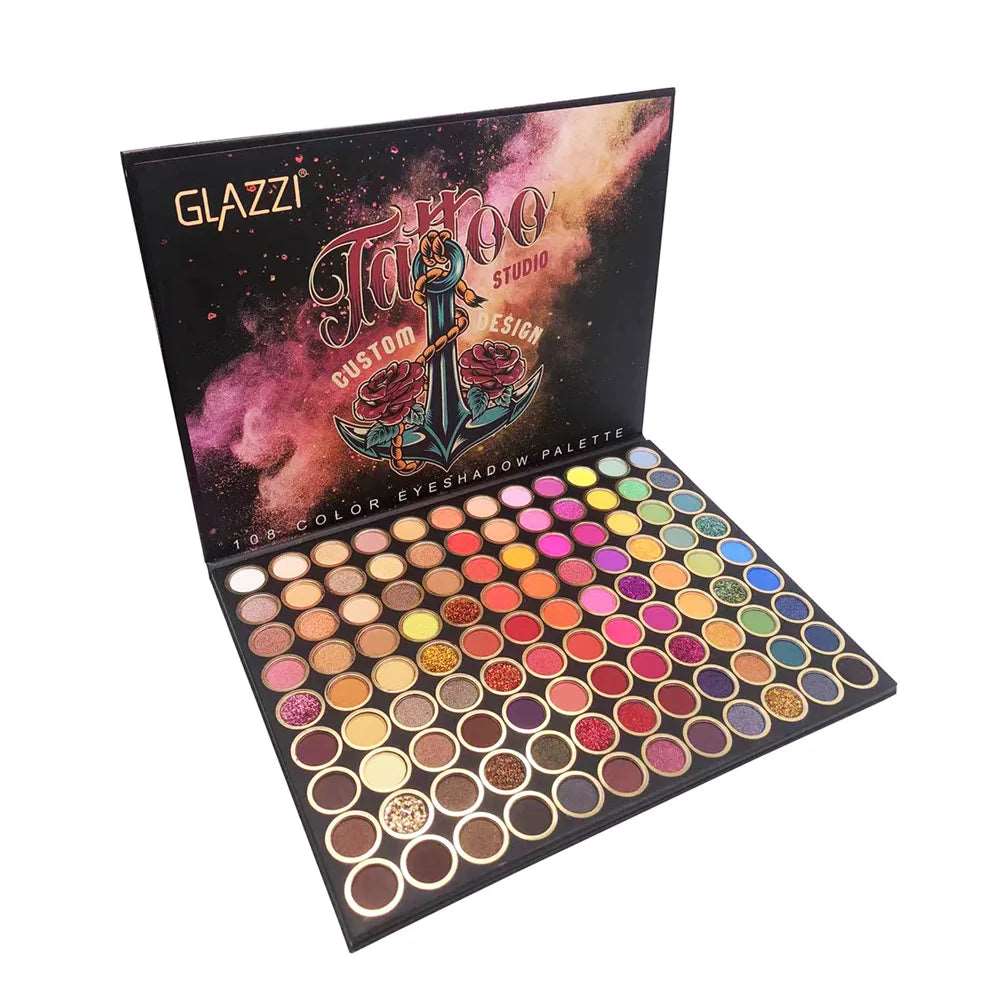 Buy First Beauty 105 Colors Eyeshadow Palette, Shimmer Matte Glitter  Rainbow Make Up Eye Shadow Powder with Matte Blush Powder All In One Online  at Low Prices in India 