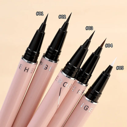 Ultra-thin Waterproof Liquid Eyeliner Korean Makeup for Women Quick Dry Smooth Eye Liner Long Last Lower Eyelash Pen Cosmetics