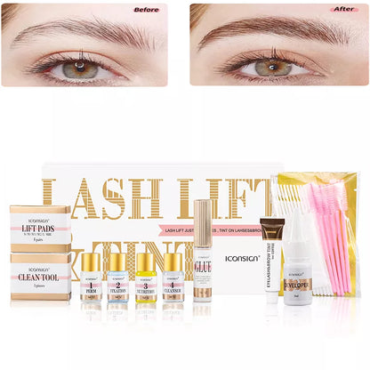 Lash Lift Kit ICONSIGN Eyelash Lift And Tint 2 IN 1 Eyebrow Dye Tint Lifting Eyelashes Brow Lift Eye Makeup Tools