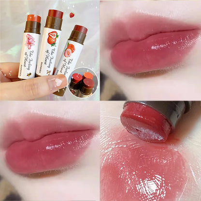 Cute Colored Lip Balm Moisturizing Lip Tint Long Lasting Waterproof Change Color Lipstick Women Girls Lips Makeup Cosmetics
