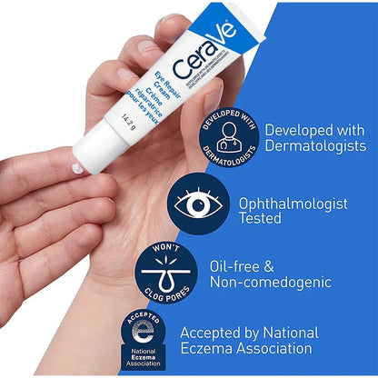 Cerave Eye Cream Repair Reduce Skin Barrier For Fading Dark Circles Under Eyes