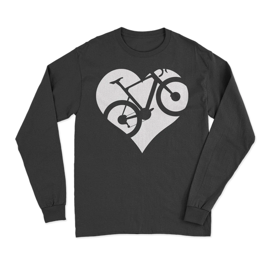 Heart Bike Long Sleeve T-Shirt