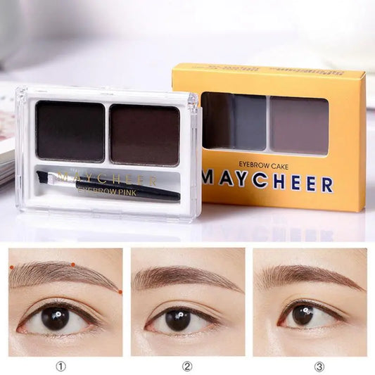 2 In1 Eyebrow Cream Eyebrow Enhancers With Brush Natural Quick-drying Eyebrow Cream With Eyebrow Brush Cream Eyes Makeup