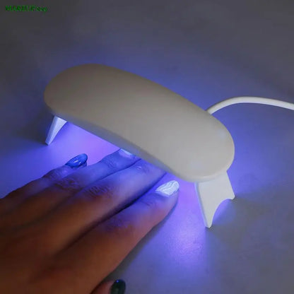 1pc 6W 80cm Mini UV LED Lamp USB Charging Gel Polish Curing Machine Nail Dryer